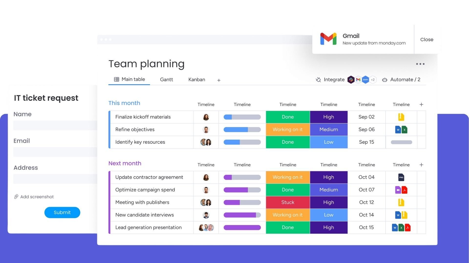 Approvazione step progetti monday.com