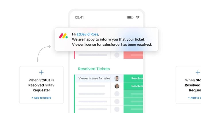 Status update sistema ticketing IT