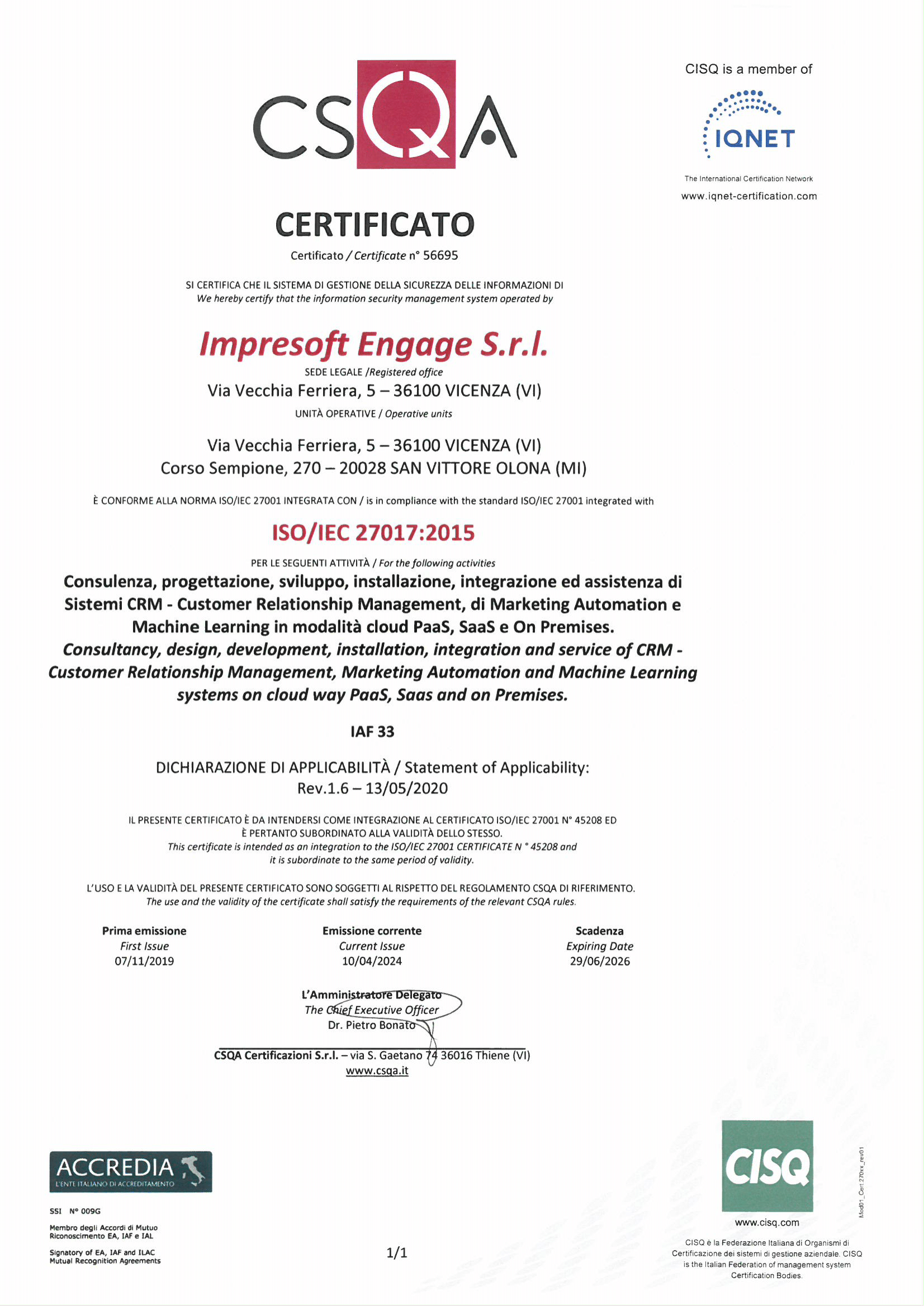 Cert. CSQA 27017_IMPRESOFT_2024-1