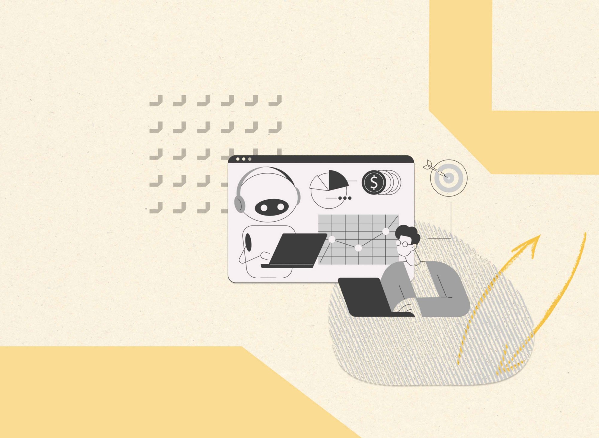 Illustrazione webinar monday.com Sales CRM