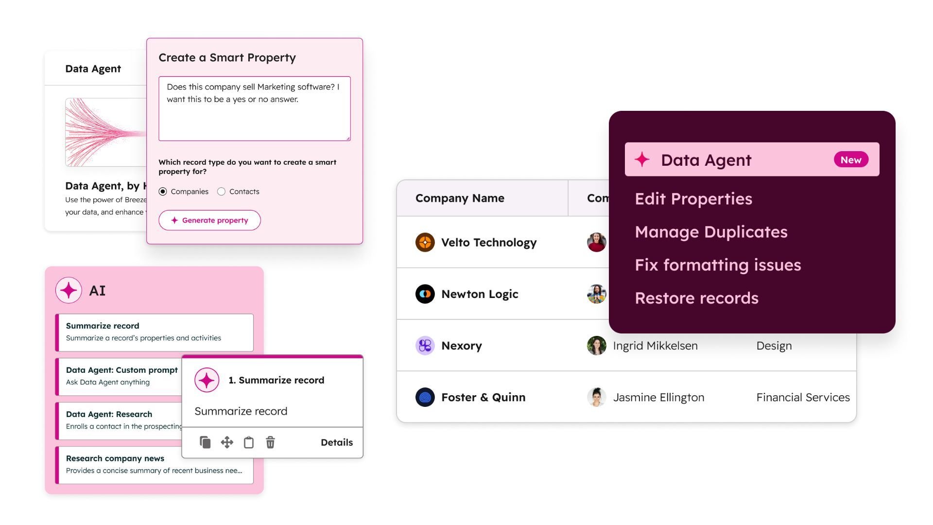 Breeze Data Agent - Data Hub HubSpot