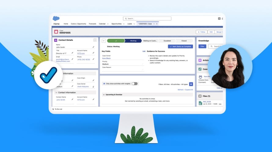 Salesforce Service Cloud gestione centralizzata dei casi