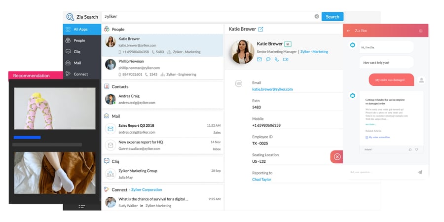 Zia Agents - Funzioni AI per Zoho CRM Zia Agents - Funzioni AI per Zoho CRM