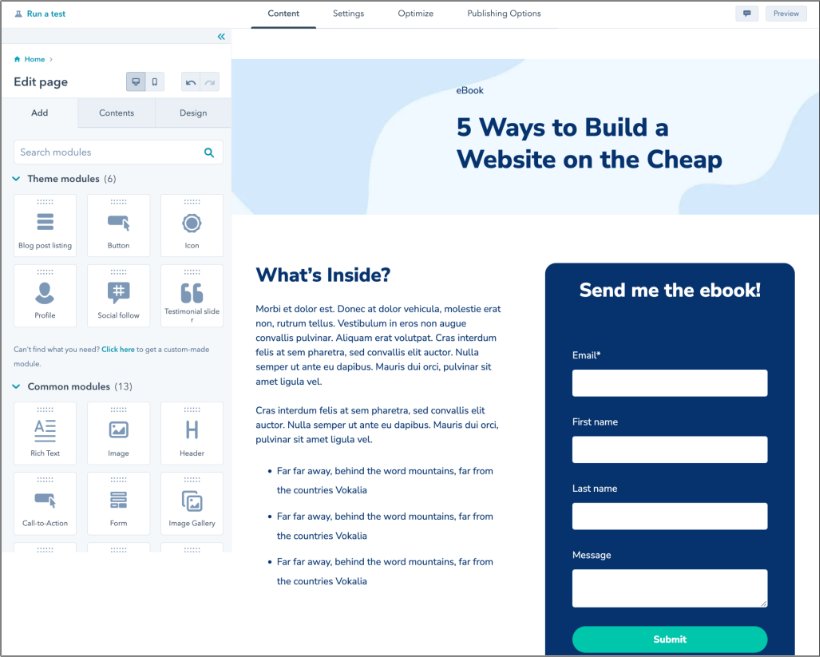 Landing-pages-content-hub-hubspot
